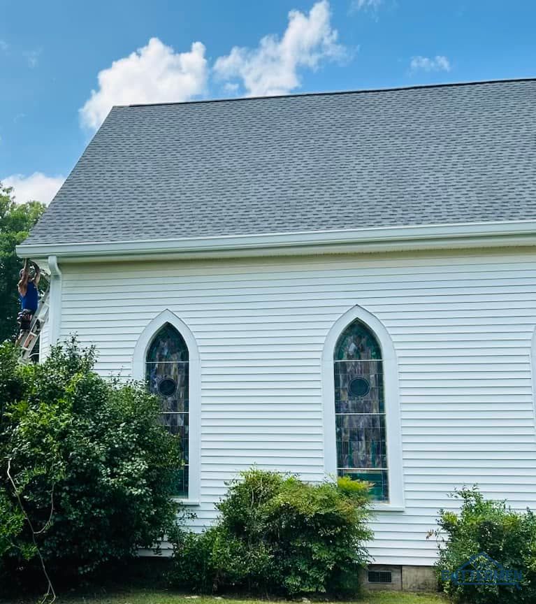 Completed commercial gutter project