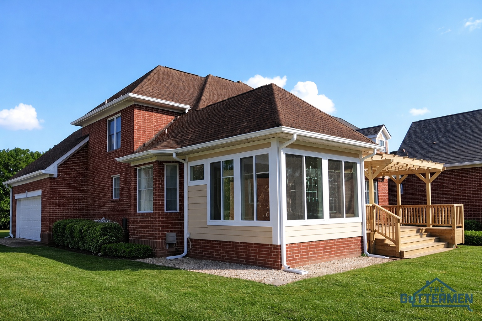 Custom gutter work by The Guttermen